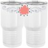 20 oz. Tall Stainless Steel Vacuum Insulated Tumbler White Thumbnail