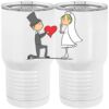 20 oz. Tall Stainless Steel Vacuum Insulated Tumbler White Thumbnail