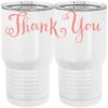 20 oz. Tall Stainless Steel Vacuum Insulated Tumbler White Thumbnail
