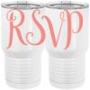 20 oz. Tall Stainless Steel Vacuum Insulated Tumbler White Thumbnail