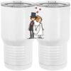 20 oz. Tall Stainless Steel Vacuum Insulated Tumbler White Thumbnail