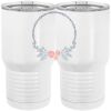 20 oz. Tall Stainless Steel Vacuum Insulated Tumbler White Thumbnail