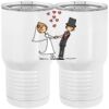 20 oz. Tall Stainless Steel Vacuum Insulated Tumbler White Thumbnail