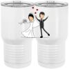 20 oz. Tall Stainless Steel Vacuum Insulated Tumbler White Thumbnail