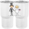 20 oz. Tall Stainless Steel Vacuum Insulated Tumbler White Thumbnail