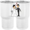 20 oz. Tall Stainless Steel Vacuum Insulated Tumbler White Thumbnail