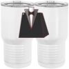 20 oz. Tall Stainless Steel Vacuum Insulated Tumbler White Thumbnail