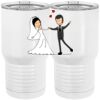 20 oz. Tall Stainless Steel Vacuum Insulated Tumbler White Thumbnail