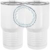 20 oz. Tall Stainless Steel Vacuum Insulated Tumbler White Thumbnail