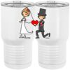 20 oz. Tall Stainless Steel Vacuum Insulated Tumbler White Thumbnail