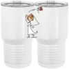 20 oz. Tall Stainless Steel Vacuum Insulated Tumbler White Thumbnail