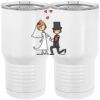 20 oz. Tall Stainless Steel Vacuum Insulated Tumbler White Thumbnail