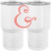 20 oz. Tall Stainless Steel Vacuum Insulated Tumbler White Thumbnail