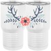 20 oz. Tall Stainless Steel Vacuum Insulated Tumbler White Thumbnail