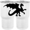 20 oz. Tall Stainless Steel Vacuum Insulated Tumbler White Thumbnail