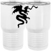 20 oz. Tall Stainless Steel Vacuum Insulated Tumbler White Thumbnail