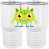 20 oz. Tall Stainless Steel Vacuum Insulated Tumbler White Thumbnail
