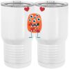20 oz. Tall Stainless Steel Vacuum Insulated Tumbler White Thumbnail