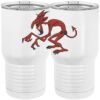 20 oz. Tall Stainless Steel Vacuum Insulated Tumbler White Thumbnail