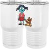 20 oz. Tall Stainless Steel Vacuum Insulated Tumbler White Thumbnail
