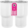 20 oz. Tall Stainless Steel Vacuum Insulated Tumbler White Thumbnail