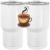 20 oz. Tall Stainless Steel Vacuum Insulated Tumbler White Thumbnail
