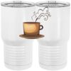 20 oz. Tall Stainless Steel Vacuum Insulated Tumbler White Thumbnail