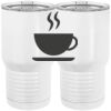 20 oz. Tall Stainless Steel Vacuum Insulated Tumbler White Thumbnail