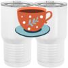 20 oz. Tall Stainless Steel Vacuum Insulated Tumbler White Thumbnail