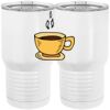 20 oz. Tall Stainless Steel Vacuum Insulated Tumbler White Thumbnail