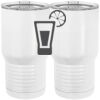 20 oz. Tall Stainless Steel Vacuum Insulated Tumbler White Thumbnail
