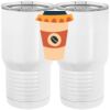 20 oz. Tall Stainless Steel Vacuum Insulated Tumbler White Thumbnail