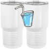 20 oz. Tall Stainless Steel Vacuum Insulated Tumbler White Thumbnail