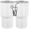 20 oz. Tall Stainless Steel Vacuum Insulated Tumbler White Thumbnail