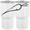 20 oz. Tall Stainless Steel Vacuum Insulated Tumbler White Thumbnail