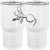 20 oz. Tall Stainless Steel Vacuum Insulated Tumbler White Thumbnail