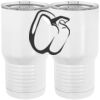 20 oz. Tall Stainless Steel Vacuum Insulated Tumbler White Thumbnail