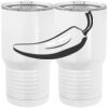 20 oz. Tall Stainless Steel Vacuum Insulated Tumbler White Thumbnail