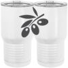 20 oz. Tall Stainless Steel Vacuum Insulated Tumbler White Thumbnail