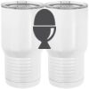 20 oz. Tall Stainless Steel Vacuum Insulated Tumbler White Thumbnail