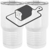 20 oz. Tall Stainless Steel Vacuum Insulated Tumbler White Thumbnail