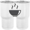 20 oz. Tall Stainless Steel Vacuum Insulated Tumbler White Thumbnail
