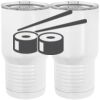 20 oz. Tall Stainless Steel Vacuum Insulated Tumbler White Thumbnail
