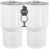 20 oz. Tall Stainless Steel Vacuum Insulated Tumbler White Thumbnail