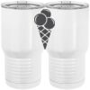 20 oz. Tall Stainless Steel Vacuum Insulated Tumbler White Thumbnail
