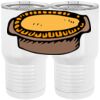 20 oz. Tall Stainless Steel Vacuum Insulated Tumbler White Thumbnail