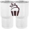 20 oz. Tall Stainless Steel Vacuum Insulated Tumbler White Thumbnail