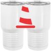 20 oz. Tall Stainless Steel Vacuum Insulated Tumbler White Thumbnail