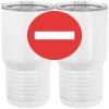 20 oz. Tall Stainless Steel Vacuum Insulated Tumbler White Thumbnail
