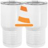 20 oz. Tall Stainless Steel Vacuum Insulated Tumbler White Thumbnail